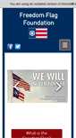 Mobile Screenshot of freedomflagfoundation.org